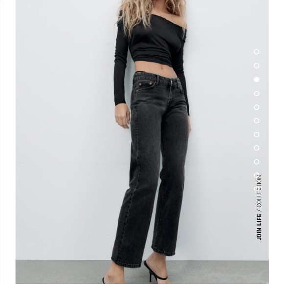Black faded jeans Zara host pick - Picture 3 of 8
